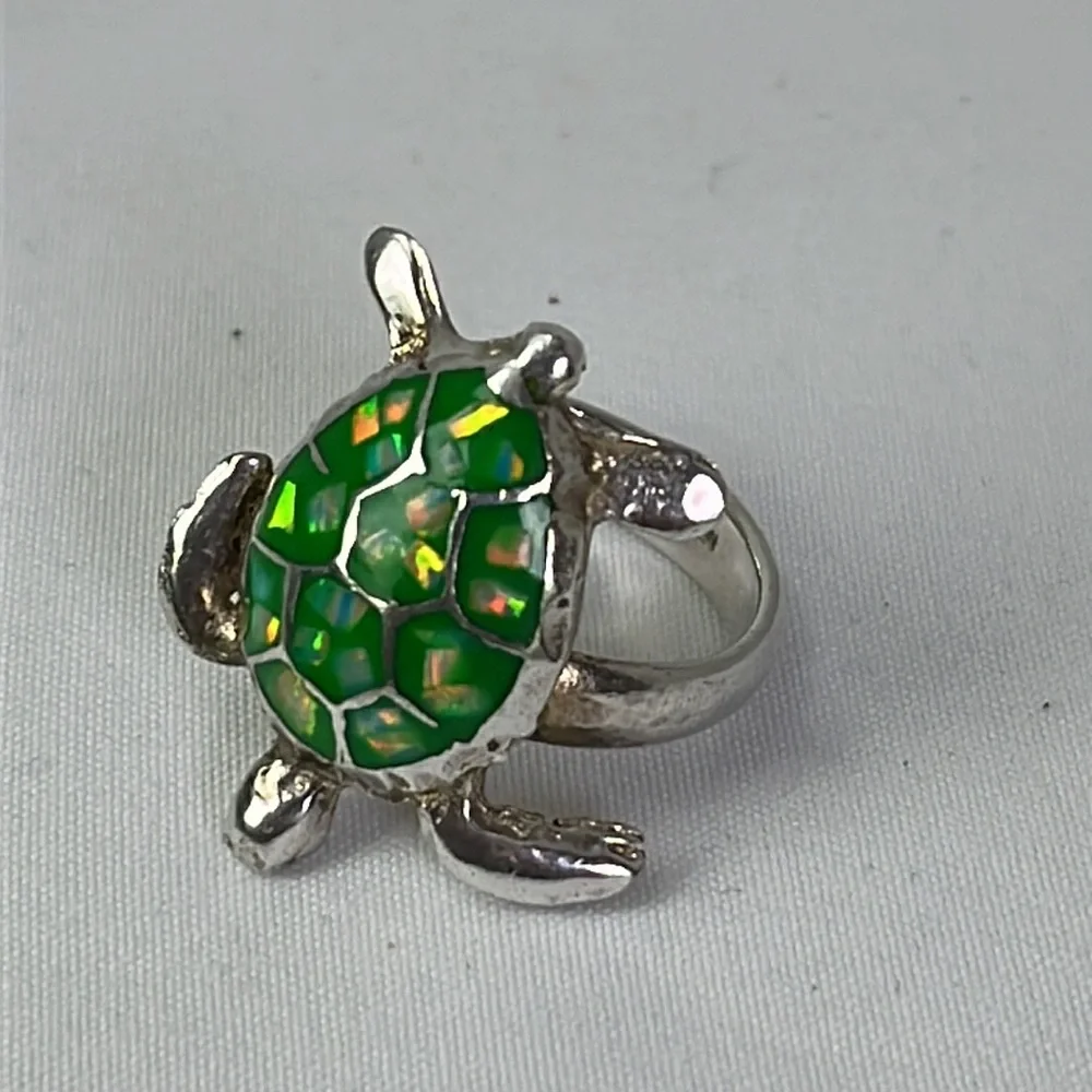 Turtle Ring. Adjustable. - Picture 4 of 6